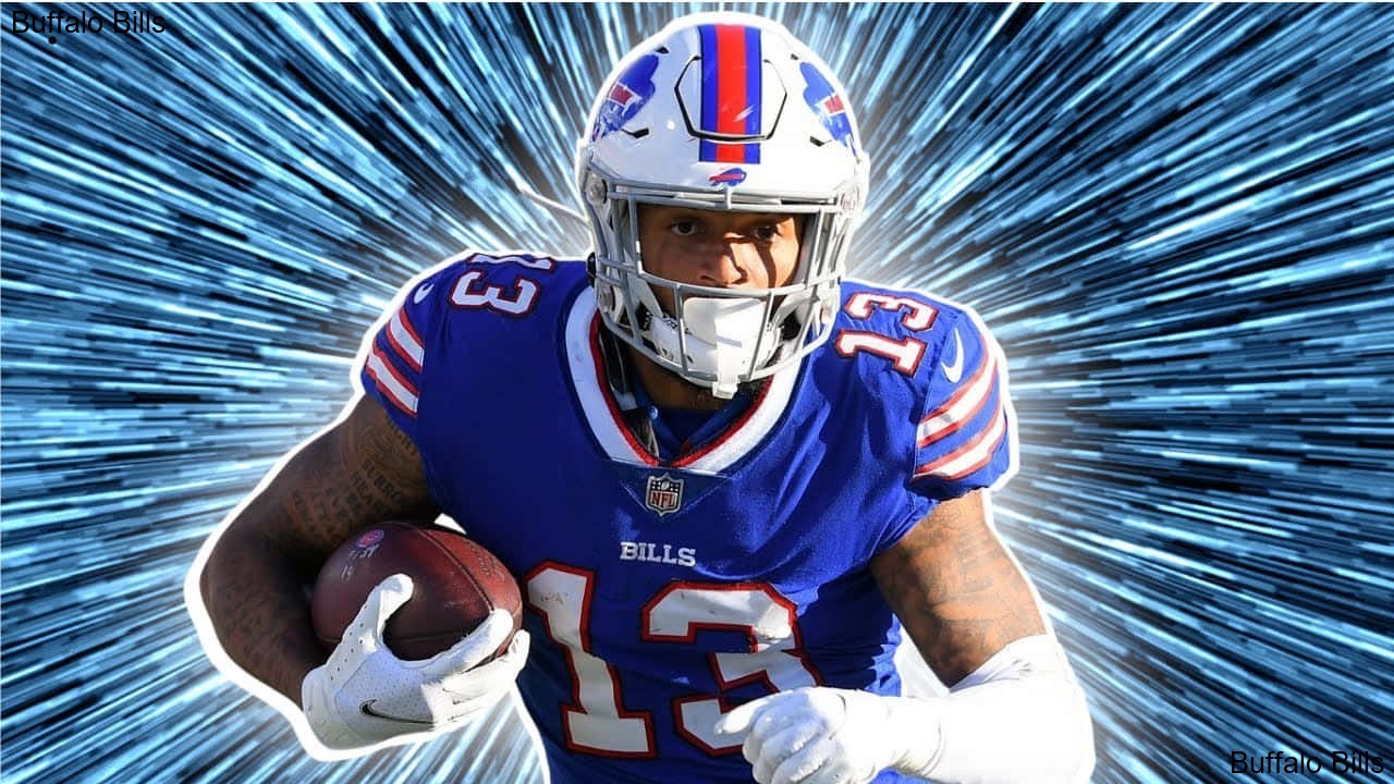 America Football Athlete Stefon Diggs Buffalo Bills America Football Athlete Stefon Diggs Buffalo Bills